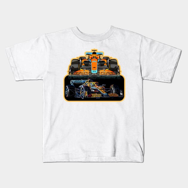 Team Papaya Kids T-Shirt by Worldengine